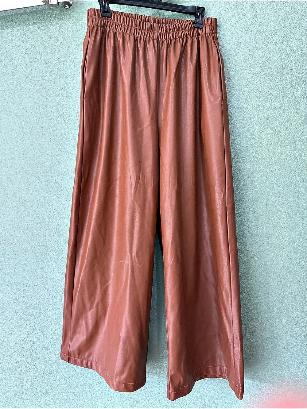 Women's Wide Leg Pants in Brown